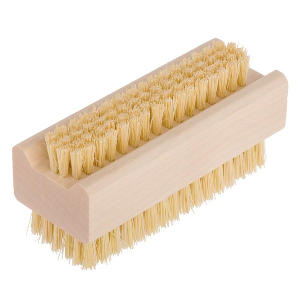 Redecker Tampico Fiber Nail Brush with Untreated Maple Wood Handle, 3-3/4-Inches