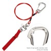 Freediving Lanyard 316 Pro Stainless Steel Safety Rope with Wristband