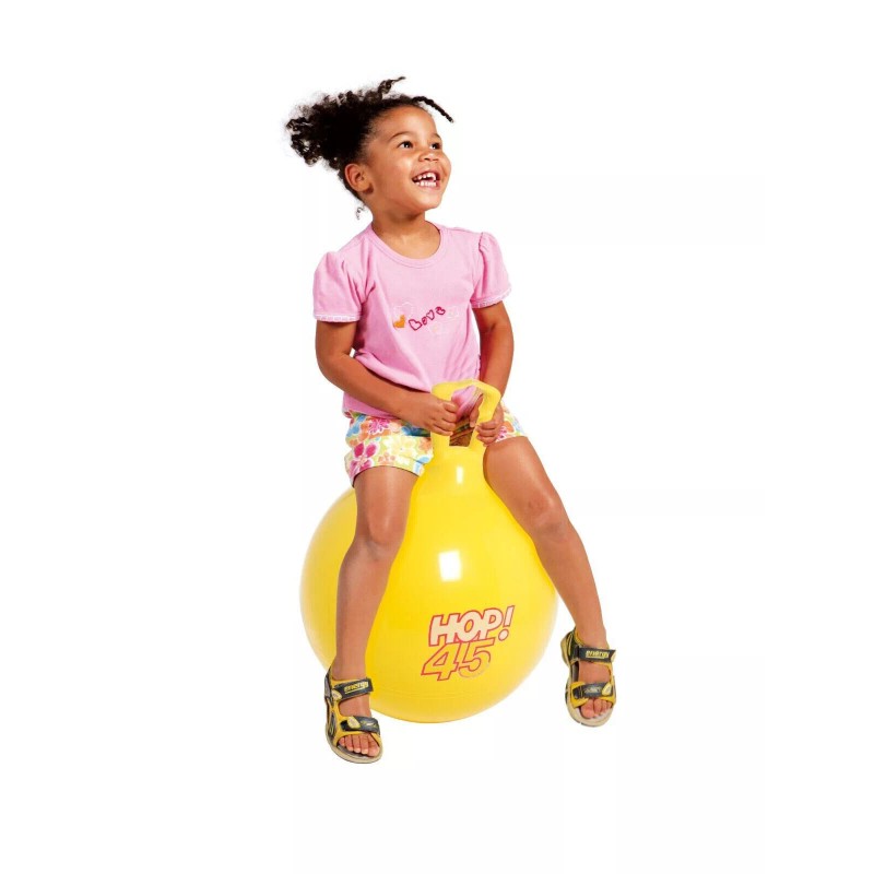 Gymnic Children's Bouncing Hippity Hop 45 Ball Yellow 18" diameter