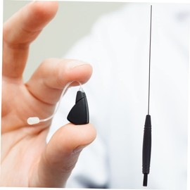 SAFIGLE 1 Set Hearing Aid Cleaning Tool Set Multi Functional Cleaning Rod and Brush for Hearing Amplifiers Portable Earwax Remover Lightweight and Maintenance