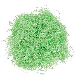 Fun Express - Green Easter Grass for Easter - Party Supplies - Wrappings - Wrapping & Tissue - Easter - 12 Pieces