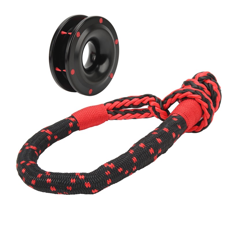 Rope Retention Pulley Soft Shackle Combo 22000lbs Heavy Duty for