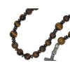W19 Anglican Prayer Beads, Anglican Rosary, Anglican Chaplet, 10mm Tiger