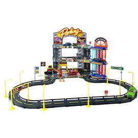 Suntoys Track N' Town 70 Pc. Garage Playset