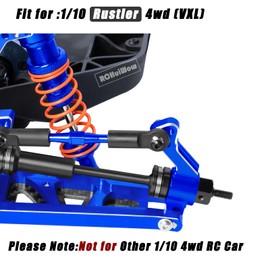 RCHuiWow RC Upgrades Part for 1/10 Rustler 4x4/Rustler 4x4 VXL,Suspension Arms,Caster Block,Steering Blocks,Rear Stub Axle Carriers,Shock Towers,Steering Block,Navy Blue