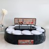 Rotating Cupcakes Machine Automatic Rotating Display Table Swing Tray for