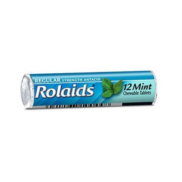 Chattem Labs Rolaids Extra Strength Antacid Chewable Tablets, Mint, 8 Ounce