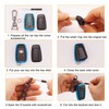EKALA for Toyota Key Fob Cover with Keychain 4 Buttons
