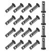 M METERXITY 20-Pack Single Hole Clevis Pins, M5x16mm Carbon Steel