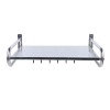 NOT INCLUDE Stainless Steel Microwave Oven Rack Wall-Mount Kitchen Shelf