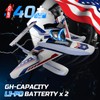 DEERC 3CH Amphibious RC Plane for Water, Land & Air,