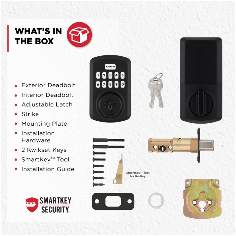 Kwikset 9250TRS-11PS Transitional Powerbolt 2 Electronic SmartCode Deadbolt SmartKey with