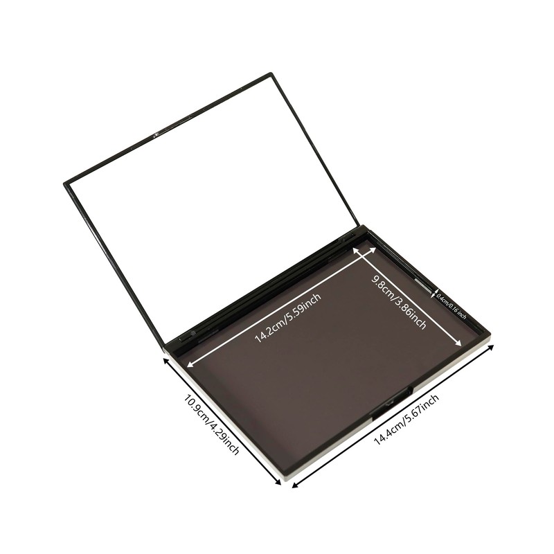 SZDYM Leere Make-up Magnetische Plastikpalette mit 20Pcs klebenden Metallaufklebern für