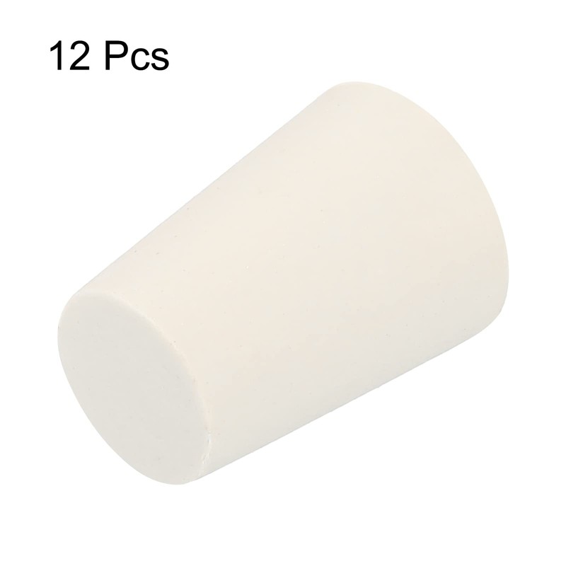 sourcing map Rubber Conical Plugs 15 mm to 20 mm