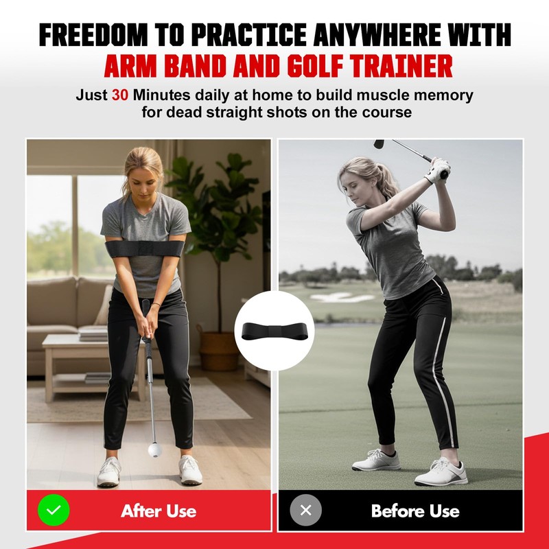 VYYOKMU Tempo Stick Golf for Right Hand, Retractable Golf Swing