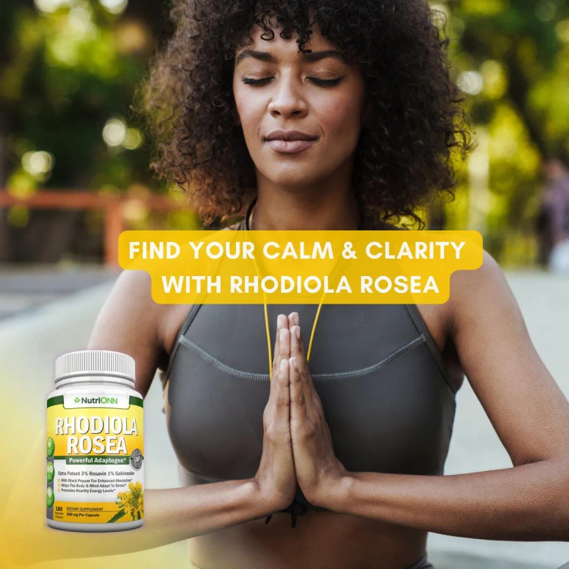 Nutrionn Rhodiola Rosea 500 Mg 180 Cpsulas Veganas