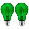 Sunlite 81083 LED Colored Filament A19 Light Bulb, 4.5 Watts,