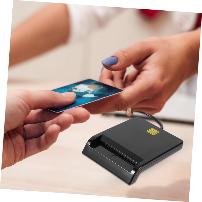 STOBAZA USB Smart Card Reader Portable Multi Card Reader for