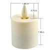 Luminara Flickering Rechargeable Tea Light Flameless Led Candles for Birthday