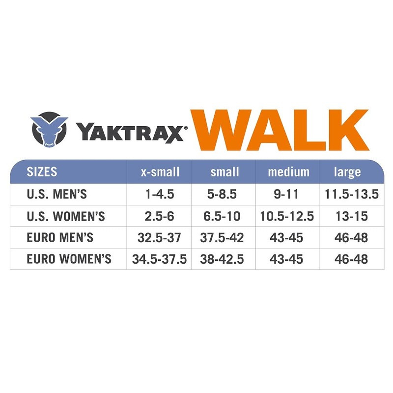 Yaktrax Unisex Adult Walker Shoe Claws & Ice Spikes