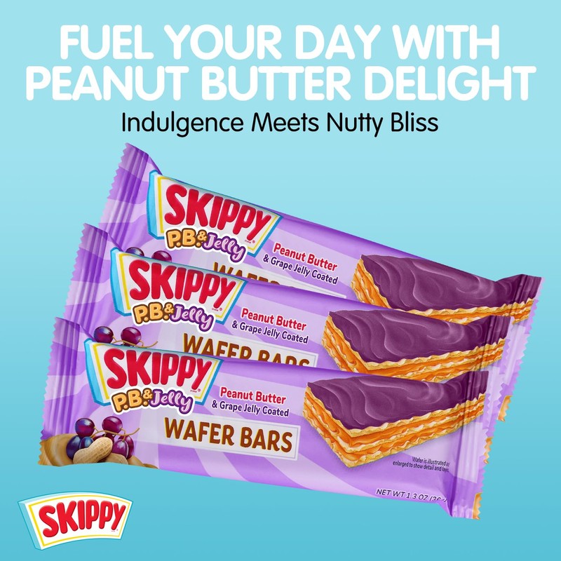 SKIPPY P.B. & Jelly Peanut Butter And Grape Jelly Coated