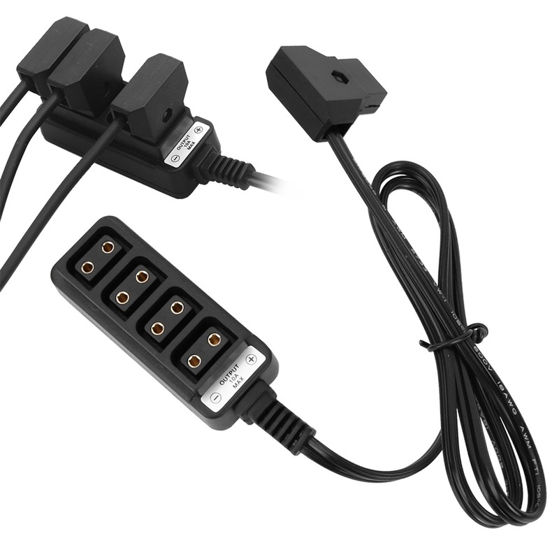 Photography Power Supply Camera 1 to 4 D tap Splitter