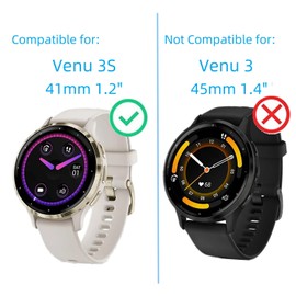 Aemus Compatible for Garmin Venu 3S / Venu 4 41mm / vivoactive 6 / vivoactive 5 Screen Protector (4 Pack) Smart Watch Flexible Full Coverage TPU Clear Film (Venu 3S)