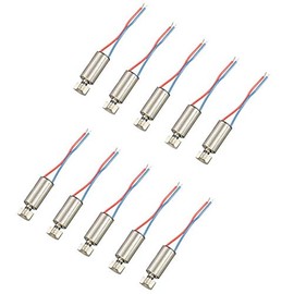 tatoko Vibration Motor DC 3V 6mm x 10mm Miniature Micro Vibrating Vibration Coreless Motor 12000RPM 610 Powerful Small Electric Motors 2 Wires Pack of 10