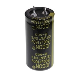 2 Pieces 160V 1500uF 25x50 25x50mm 2 Pin Solder Snap-in Terminal Electrolytic Capacitor