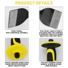 3-Piece Heavy-Duty Chisel Set with Hand Protection, Concrete and Mortar