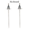 Kesywale - Soporte de pared ajustable para espadas, daga, hacha,
