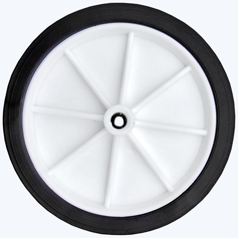 Utility Wheel with Black Rubber Tyre, 100mm Diameter for Air