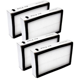HQRP 4-Pack Exhaust Filter compatible with Panasonic AC38KDDJZ000 AC38KAXVZ000 fits MC-UG323 MC-UG327 MC-UL425 MC-UL427 MC-UL815 MC-V7501 MC-V7505 MC-V7521 MC-V7522 MC-V7531 MC-V7571 Vac Vacuum