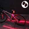 FJYXCHENXM 2 Pack Bicycle Rear Tail Warning Reflector Professional Bike