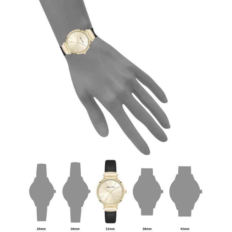 Anne Klein Women's Easy-to-Read Strap Watch