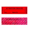 Non Transfer Tamper Evident Security Warranty Void Seals/Stickers High Security