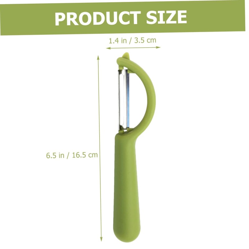 LABRIMP 6pcs Portable Vegetable Peelers Carrot Peeler Kitchen Fruit Household