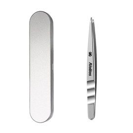 AioBos Square Bottle Remover Tweezers, Flat Tip, Tweezers (Newly Released, Heat Treatment, Sandblast Precision, Square Plug Tweezers, Instruction Manual Included) Square Plug, Tweezers, Blackheads,