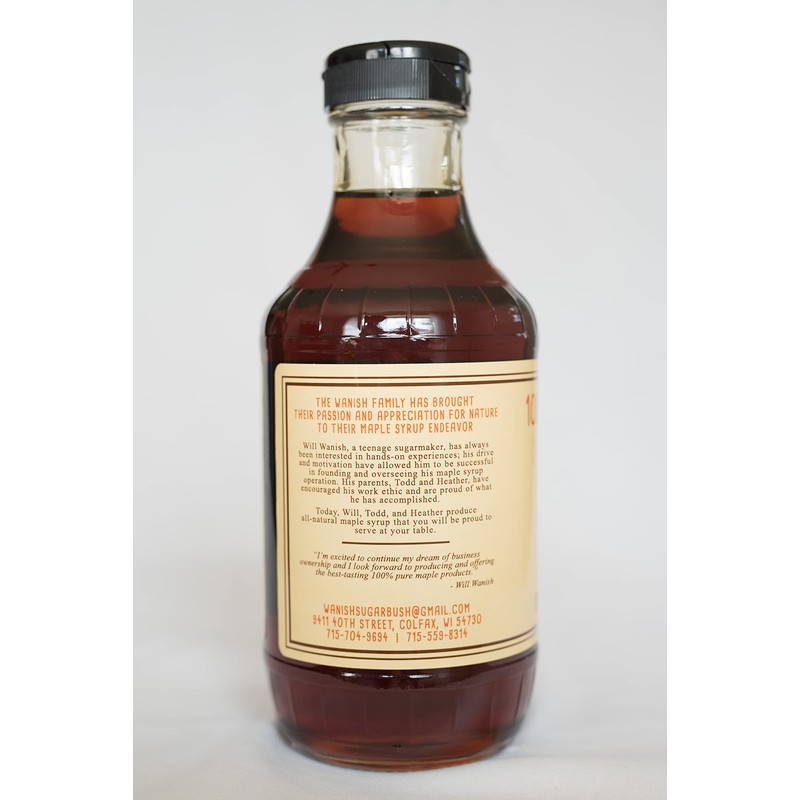 Wanish Sugar Bush | 100% Pure Maple Syrup | From