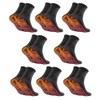 8 Pairs Tourmaline Thermal Circulation self-Heating Socks - Tourmaline Acupressure