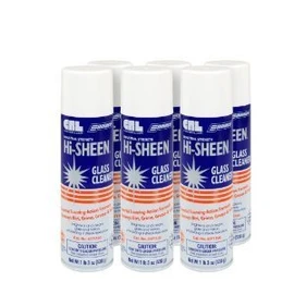 Somaca Hi Sheen Glass Cleaner - Pack of 6 Cans