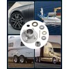 SCITOO Wheel Hub Wheel Bearing Assembly fit Boat Trailer Galvanized