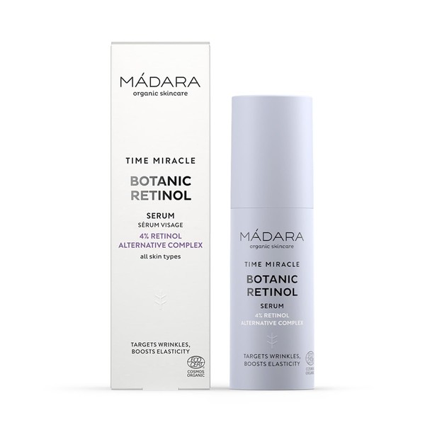MÁDARA Organic Skincare Time Miracle Botanical Retinol Serum, 30 ml