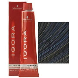 Schwarzkopf Professional Igora Royal Permanent Hair Color, 1-1, Blue Black, 60 Gram