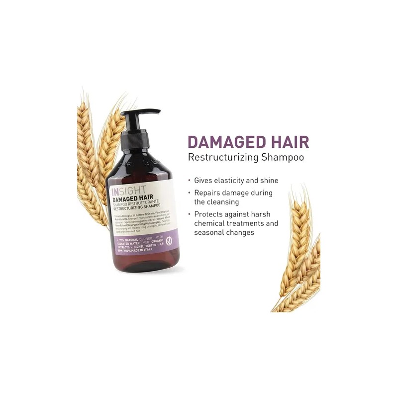 Champú Hidratante Insight Clean Beauty Con Aceite De Macadam