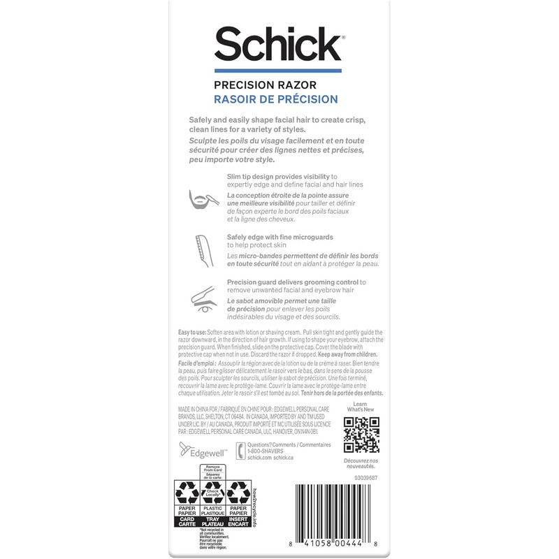 Schick Hydro Precision - Maquinilla de afeitar para hombre, 3