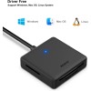 BENFEI Memory Card Reader, BENFEI 4in1 USB USB-C to SD