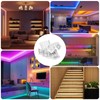RGBZONE 25Pcs 8mm 4 Pin LED Connectors Gapless Solderless LED