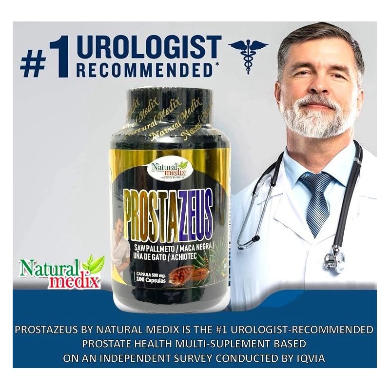 Prostazeus Complex Formula – Natural Prostate Support with Saw Palmetto,
