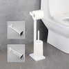 GERZWY Bathroom Toilet Paper Holder Stand SUS 304 Stainless Steel